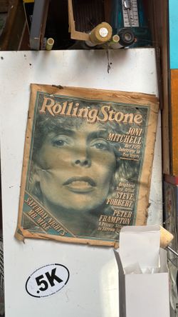 Rolling Stone Magazine Joni Mitchell Cover Issue