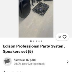 Edison Professional Dj System