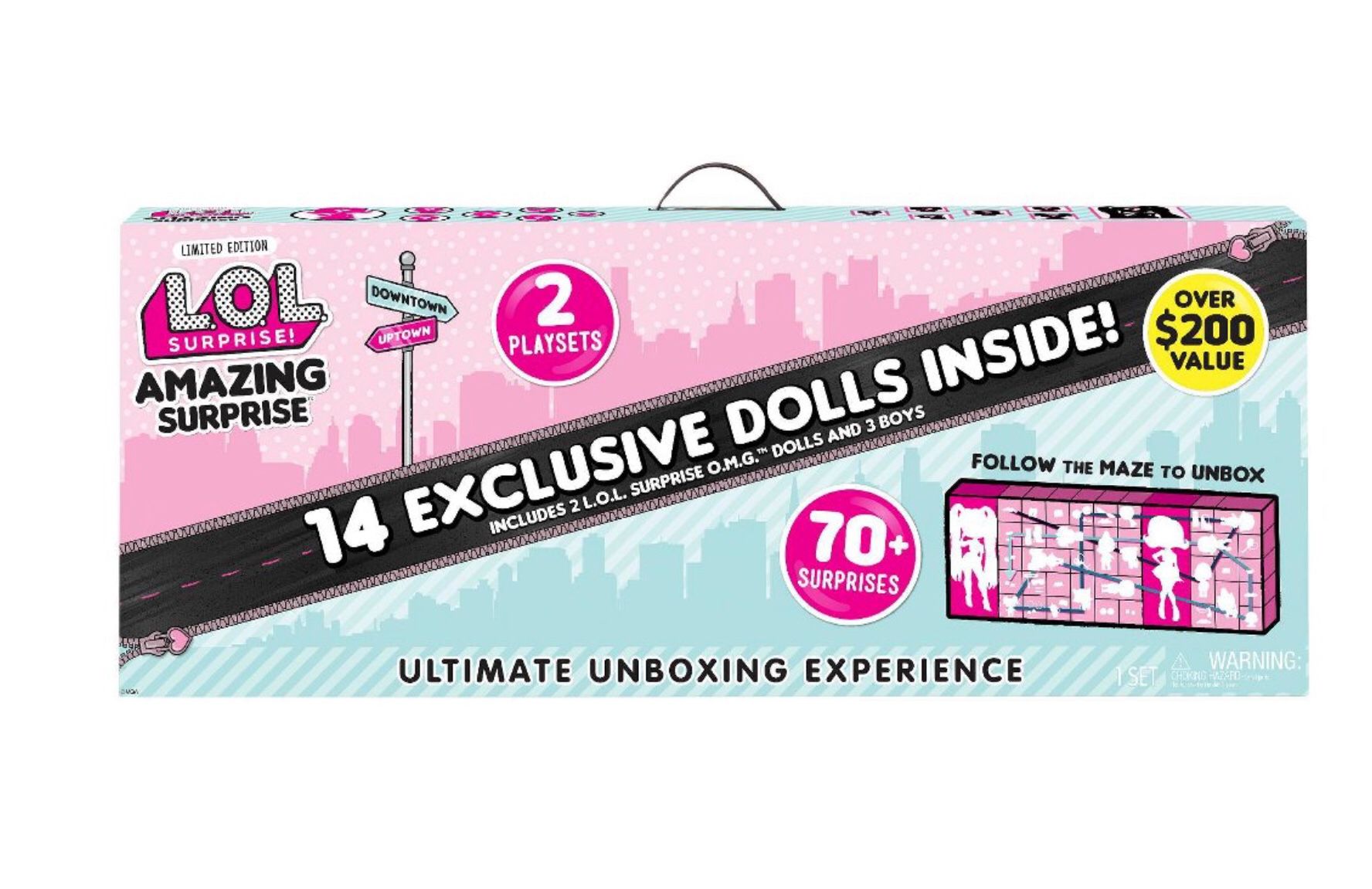 LOL Suprise! Amazing Surprise with 14 Dolls & 70+ Surprises