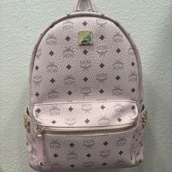 Pink Mcm Backpack Large