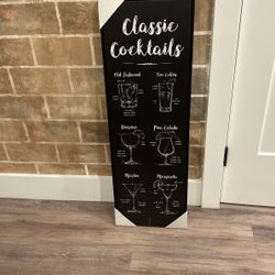 Bar Themed Canvas Art Work 