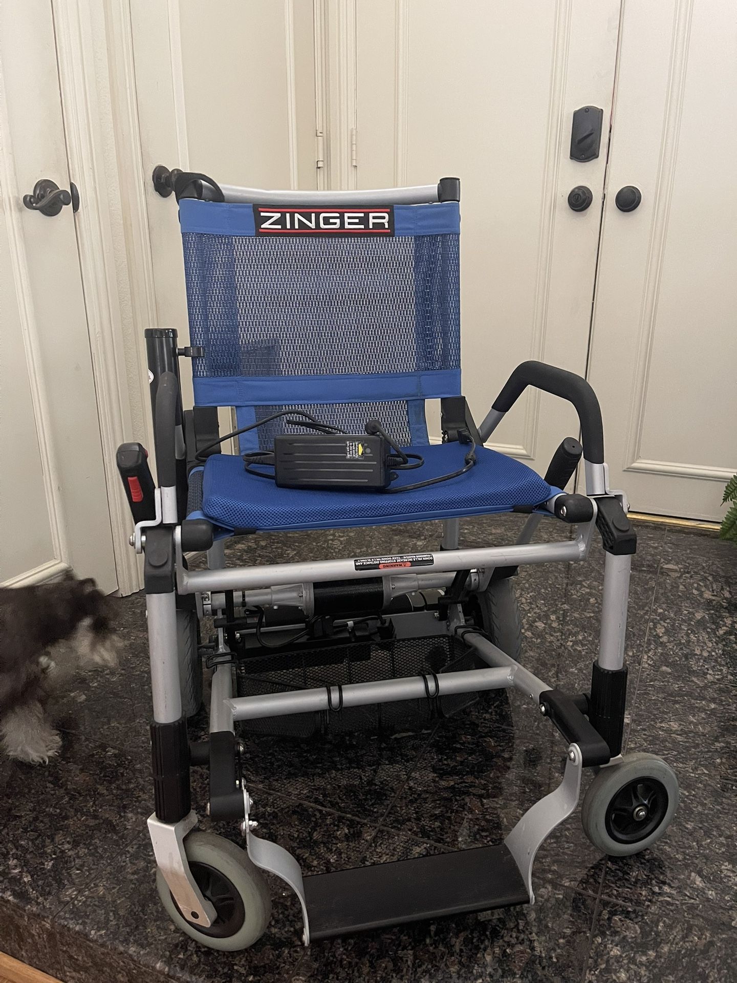 Blue Zinger Power Chair