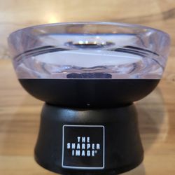 The Sharper Image Black 2 Piece Wine Aerator And Stand! Like New! 