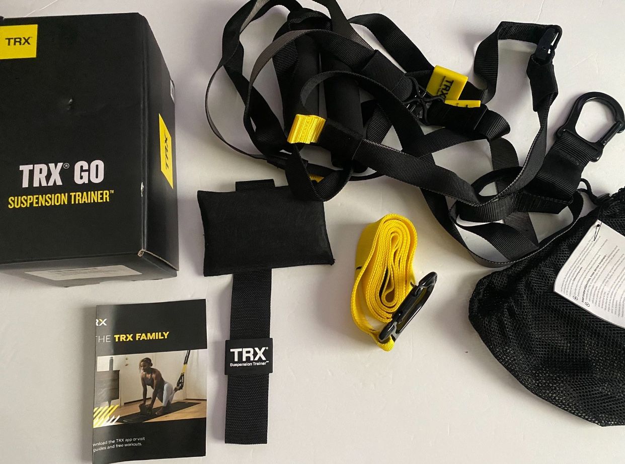 TRX GO Suspension Trainer System, Full Body Workout for All Levels & Goals,  Lightweight & Portable,