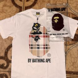 Bape X Burberry T Shirt