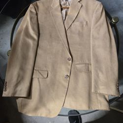 Lauren By Ralph Lauren Suede Mens Sport Jacket Size 44R