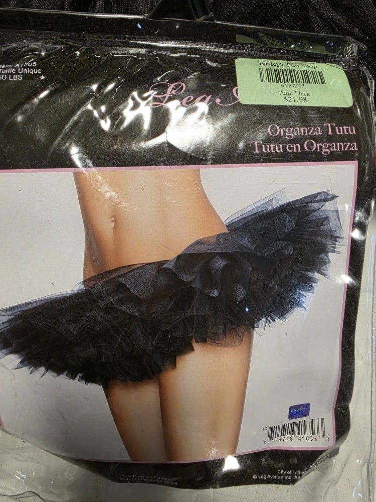 Adult Black Bailarina Tutu Skirt 