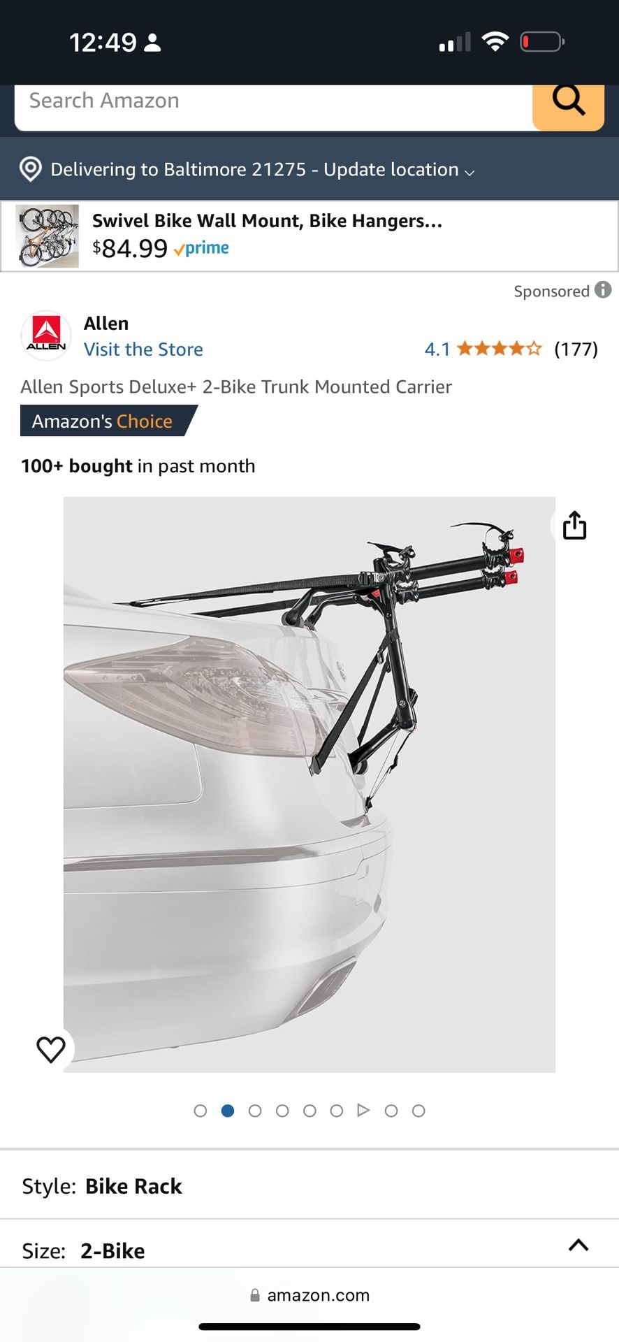 Car Bike Rack
