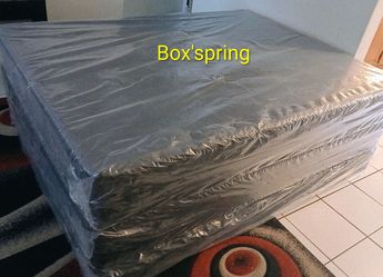 $120 Queen box spring brand new free delivery same-day
