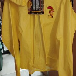 Vintage New With Tags Garfield Rain Jacket 