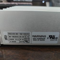 Breaker Resistor REOHM BW 156