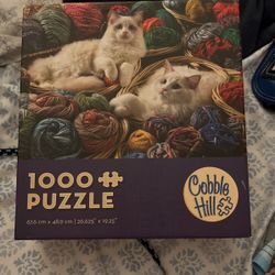 1000 Piece Puzzle Cats 