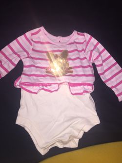 6-9 months baby girl long sleep onesies