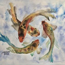 Original watercolor painting 11”x14”handmade new