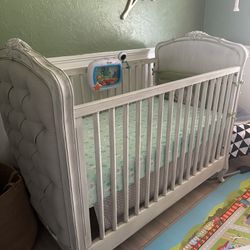 Tufted Baby Crib From Restoration Hardware  