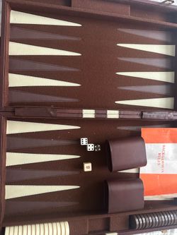 Vintage Backgammon Set – Complete Folding