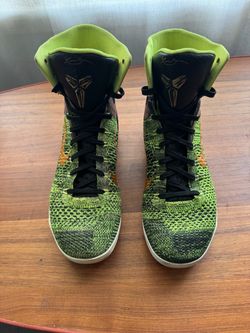 Nike Kobe 9 Elite Victory FlyKnit Basketball Green Black Gold (Size 11 Mens)