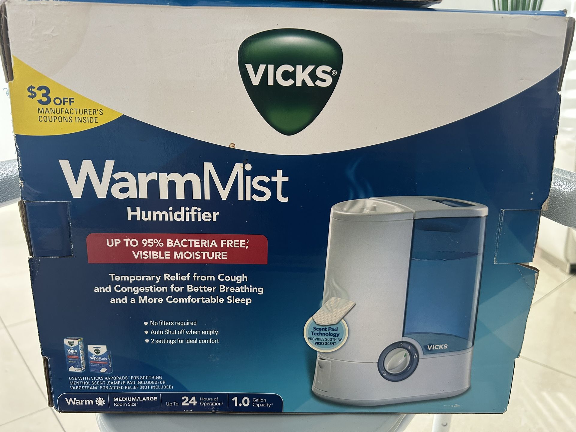 WarmMist Humidifier Medium/Large room size