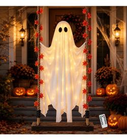 Swinging Ghost Outdoor Decor