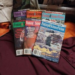 6 Fantasy & Science Fiction Magazines 2002