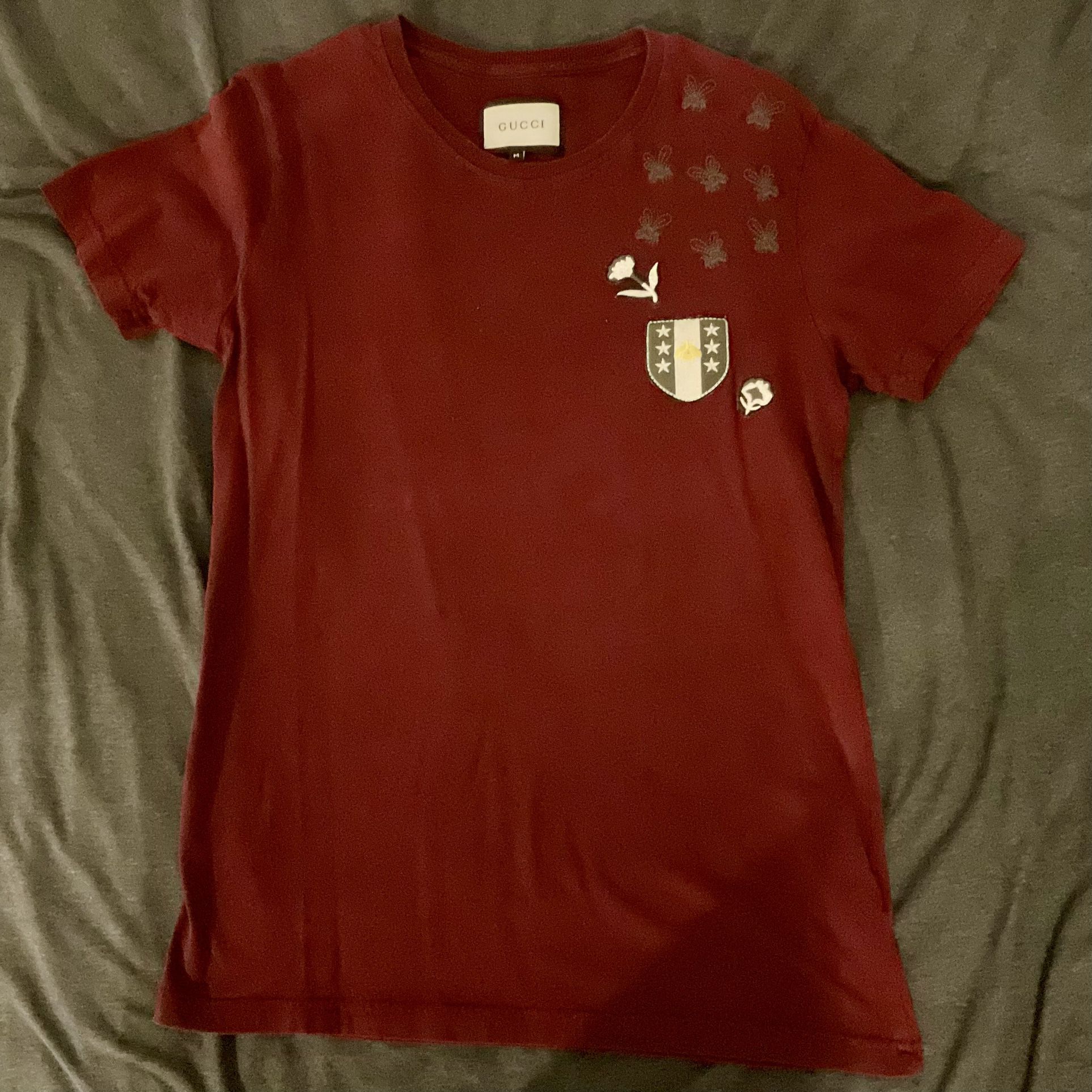 Gucci Bordeaux Tshirt From 2017 Collection