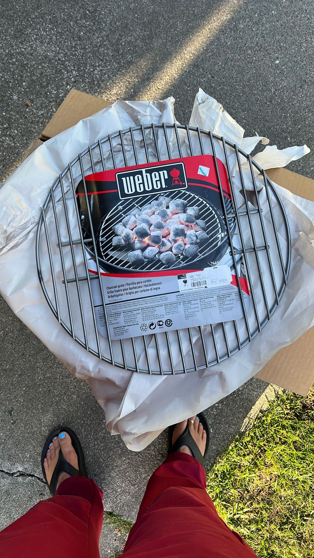 Charcoal Grate 22 Inch