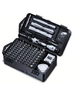 115-in-1 Precision Screwdriver Sets, Professional Repair Tool Kit with Flat Head & Multiple Bits for Electronics, Phone, Watch, Automotive Maintenance