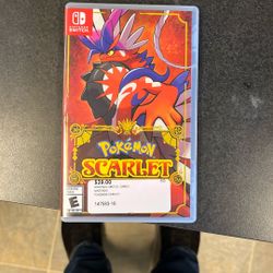 Nintendo Switch Game- Pokémon Scarlet 