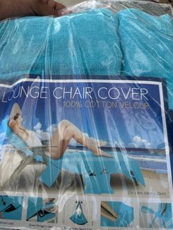 Chair cover for beach or pool