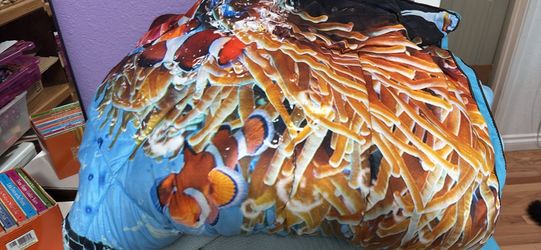 Undersea twin bed comforter (2)