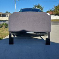 Twin or Full Headboard with Rails