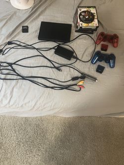 PS2 Bundle— tested & workings includes game, controllers, etc