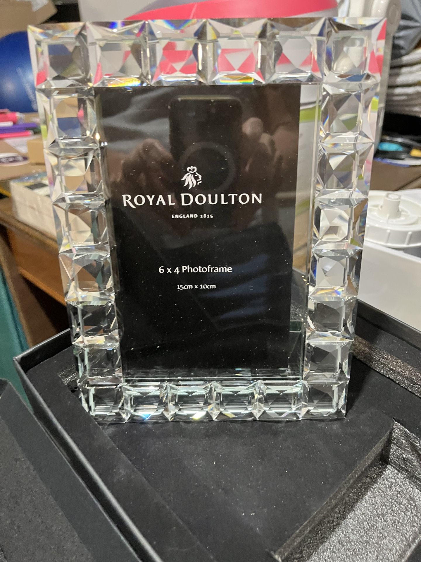 Royal Dalton 6x4 Crystal Photo Frame
