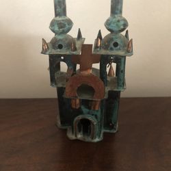 Antique Small Copper Church  From Ukraine  