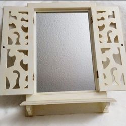  Wood Mirror/ window shutter 