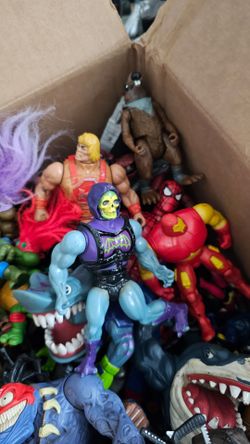 YES STILL Available!!! Vintage 80s 90s Action Figures and Weapons Huge Lot | He Man TMNT Marvel DC toys