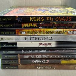 OG Xbox Game Bundle All CIB 
