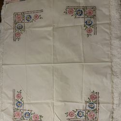 Hand Embroidered Tablecloth