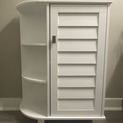 RiverRidge Brookfield Storage Cabinet with 3 Curved Side Shelves