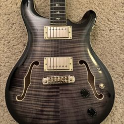 PRS SE Hollowbody Electric Guitar Charcoal Burst
