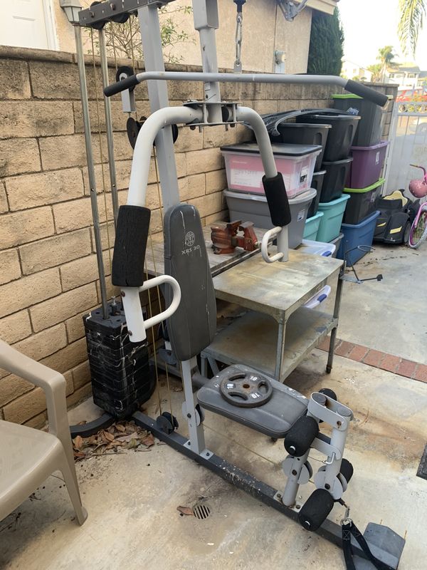 Golds gym xrs 30 with weight bench for Sale in Chino Hills, CA OfferUp