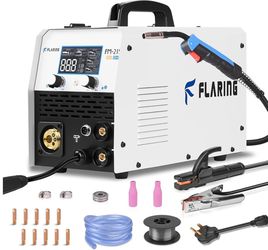 215Amp MIG Welder 120V/240V 6 IN 1 Welding Machine Flux Core/Gas MIG/Stick/Lift TIG/Spot welding/Spool Gun 