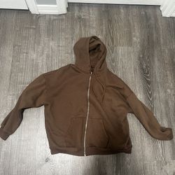 Plain Brown Hoodie