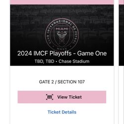 Intermiami Playoffs Game 1 And 3