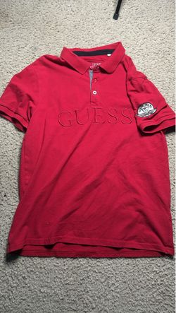 Guess Jeans Red Polo Shirt