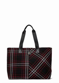 Victoria’s Secret Plaid Tote Bag