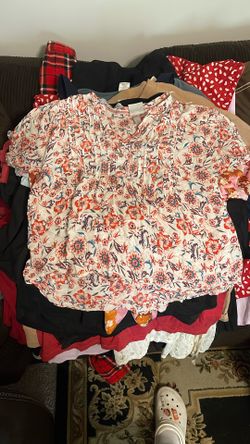 White Floral Women’s Top