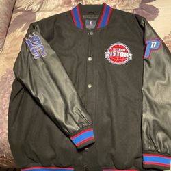 Detroit Pistons Jacket Men's 4XL $115