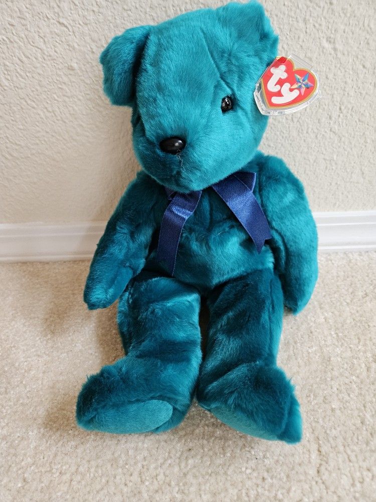 Ty Beanie Buddies Green Bear St. Patrick's Bear