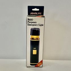 Emergency Flashlight w/Magnetic Mount, Pulse & Flashing Amber Lens ~ #JML1113